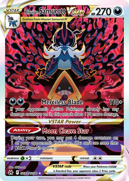 Hisuian Samurott VStar card image