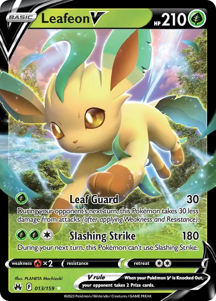 Leafeon V card image