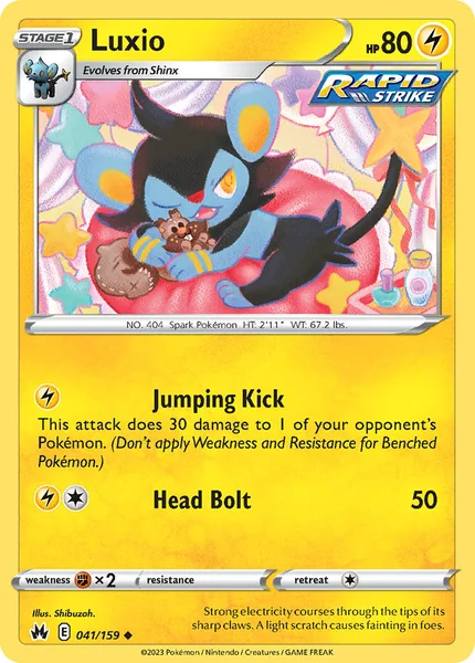 Luxio card image