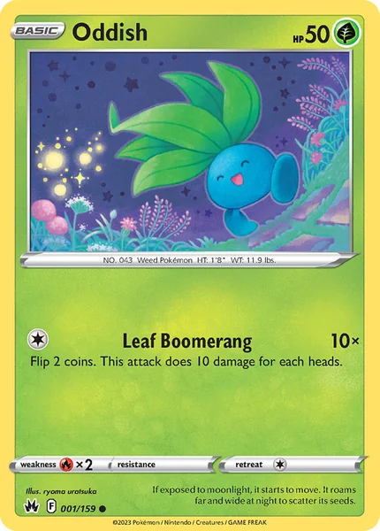 Oddish card image