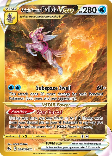 Origin Forme Palkia VSTAR card image