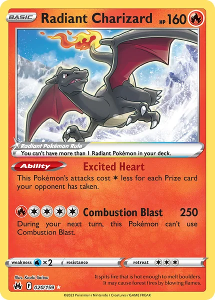 Radiant Charizard card image