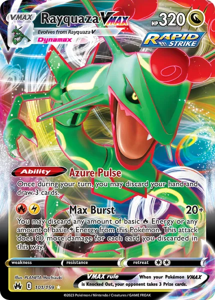 Rayquaza VMAX card image