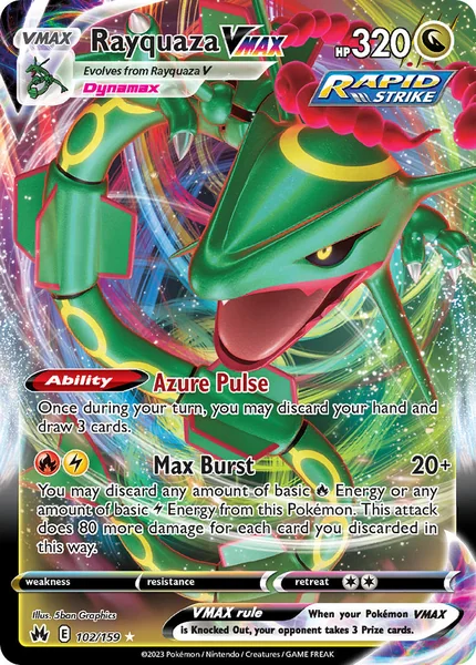 Rayquaza VMAX card image