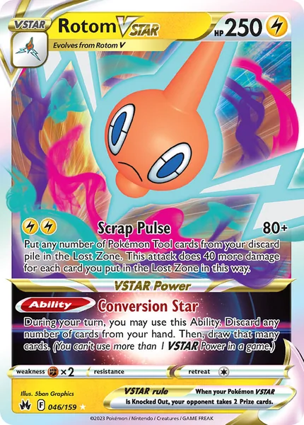 Rotom VSTAR card image