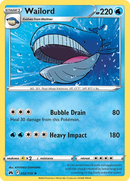 Wailord card image