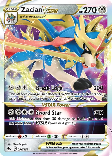 Zacian VSTAR card image