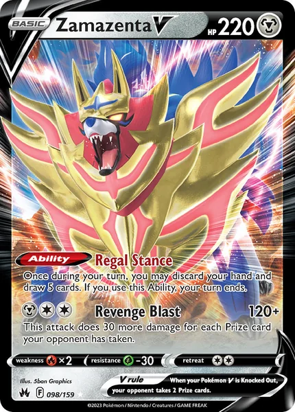 Zamazenta V card image