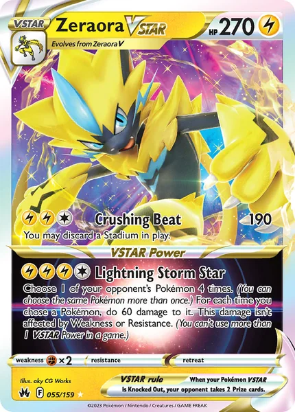 Zeraora VSTAR card image