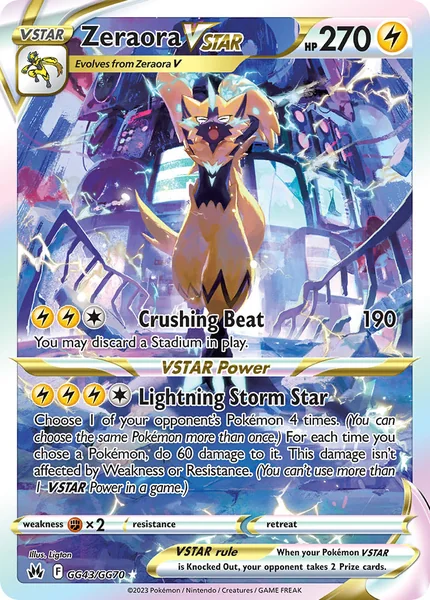 Zeraora VSTAR card image