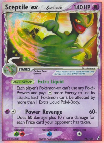 Sceptile EX card image