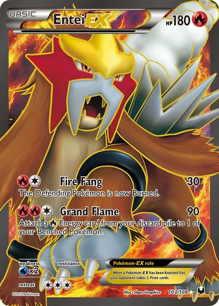 Entei EX card image