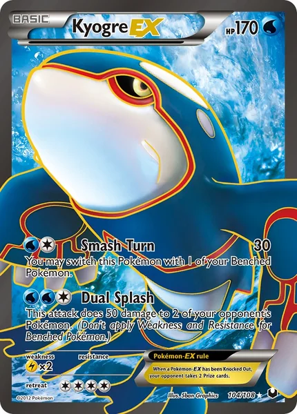 Kyogre EX card image