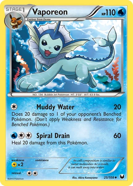 Vaporeon card image