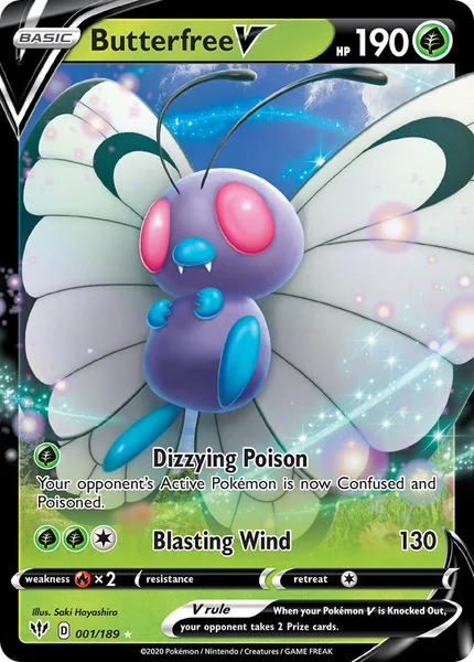 Butterfree V card image