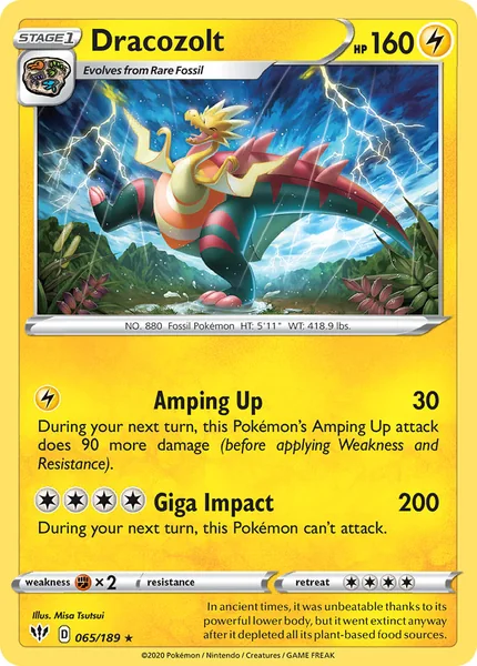 Dracozolt card image