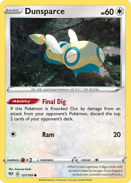 Dunsparce card image