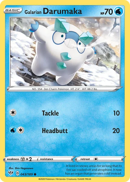 Galarian Darumaka card image