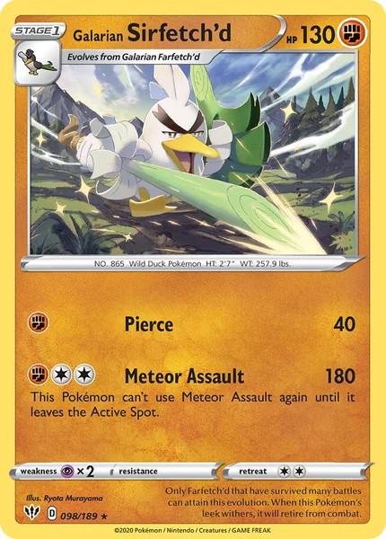 Galarian Sirfetch'd card image