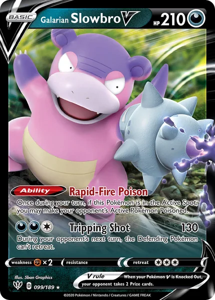 Galarian Slowbro V card image