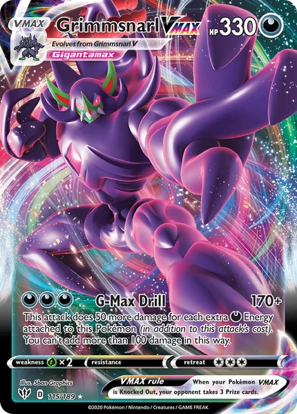 Grimmsnarl VMAX card image