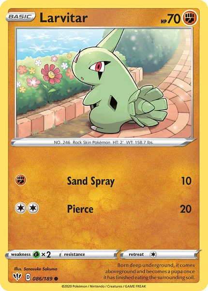 Larvitar card image