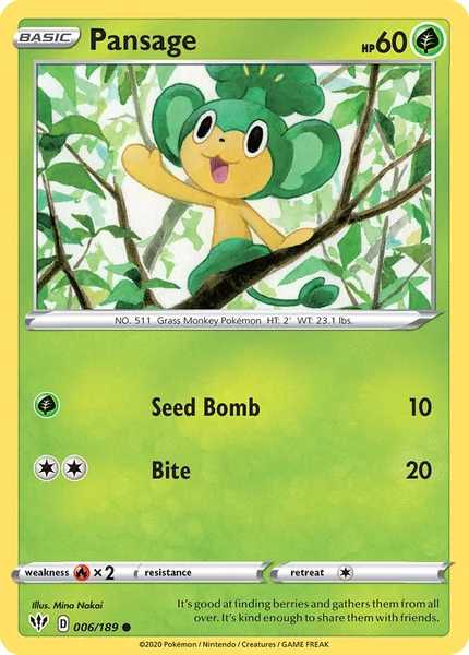 Pansage card image