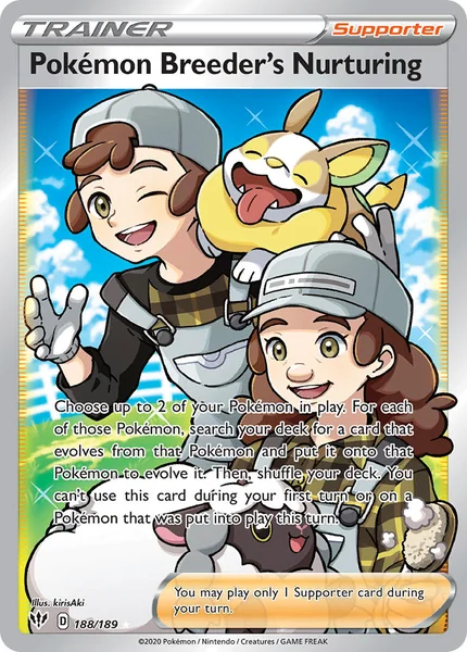 Pokemon Breeder's Nurturing card image