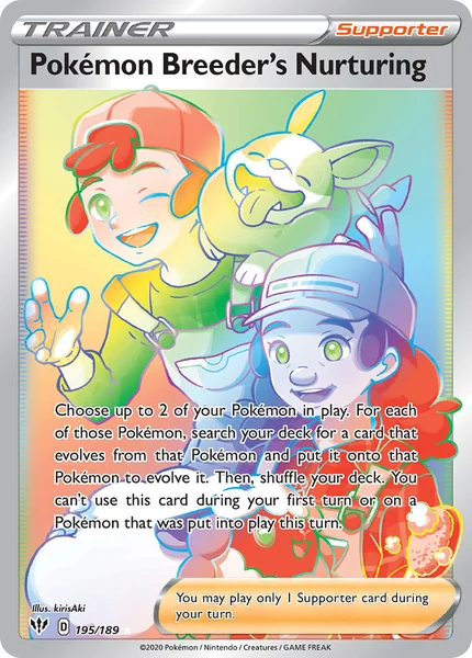 Pokemon Breeder's Nurturing card image