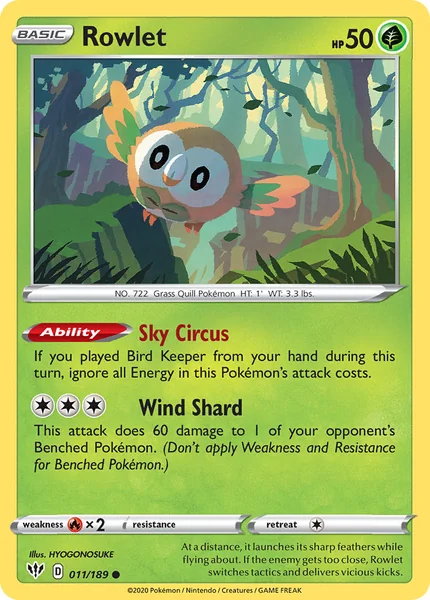 Rowlet card image
