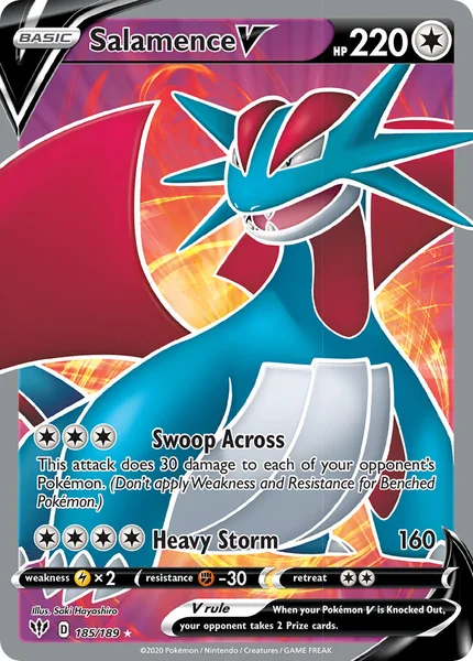 Salamence V card image
