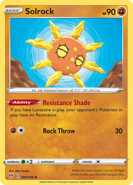 Solrock card image