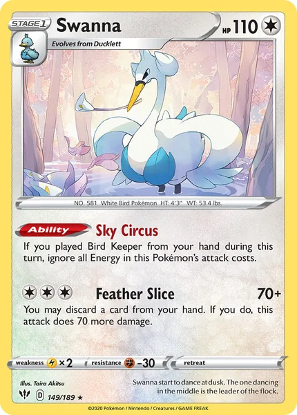 Swanna card image