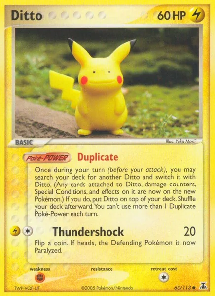 Ditto (Pikachu) card image