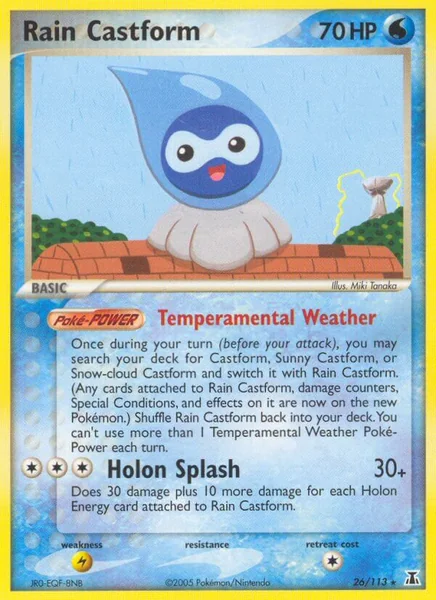 Rain Castform card image