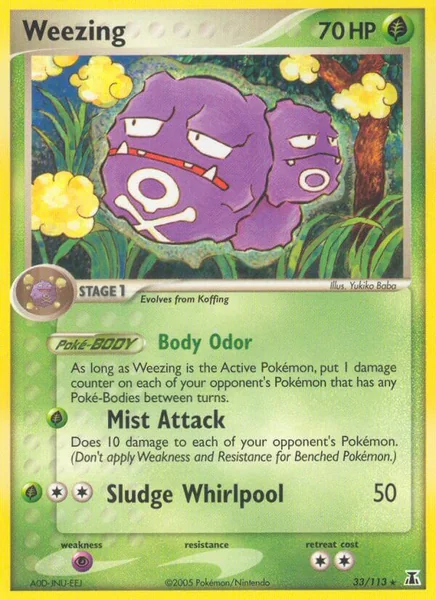 Weezing card image