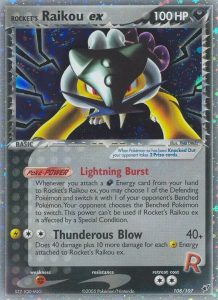 Rocket's Raikou EX card image