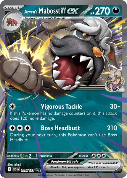 Arven's Mabosstiff ex card image