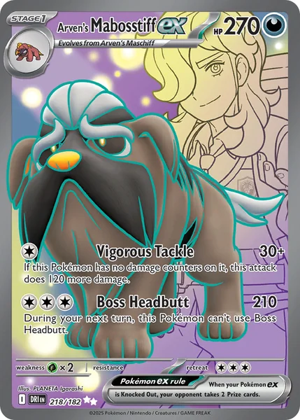 Arven's Mabosstiff ex card image