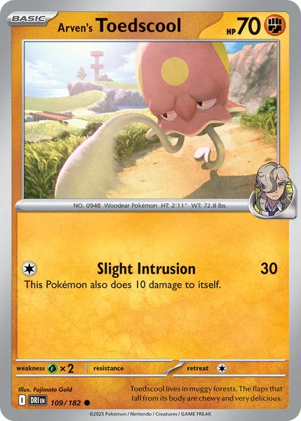 Arven's Toedscool card image