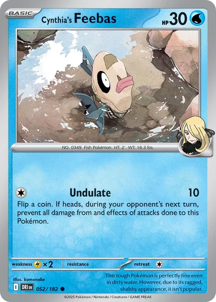 Cynthia's Feebas card image