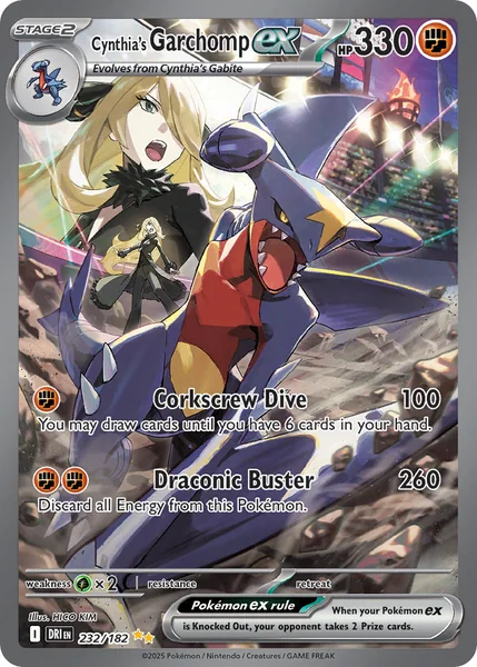 Cynthia's Garchomp ex card image