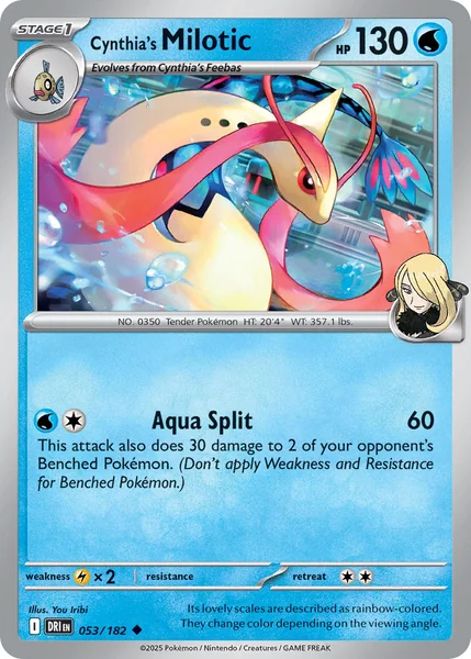 Cynthia's Milotic card image