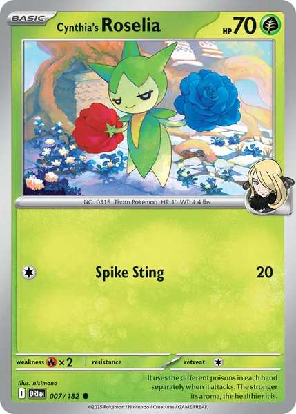 Cynthia's Roselia card image