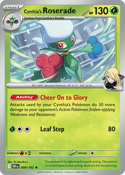 Cynthia's Roserade card image