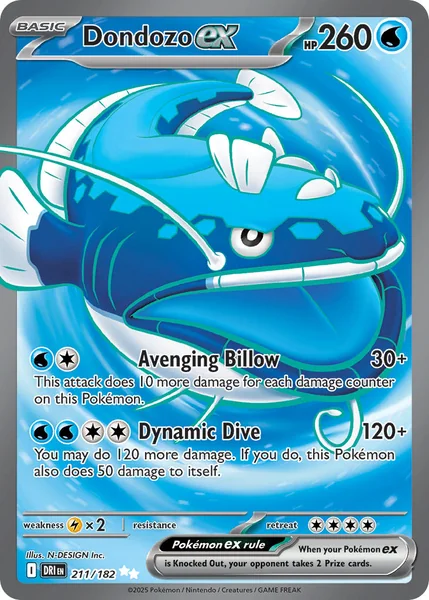 Dondozo ex card image