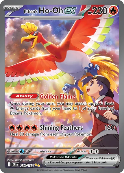 Ethan's Ho-Oh ex card image