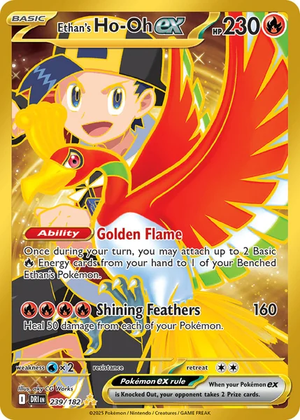 Ethan's Ho-Oh ex card image
