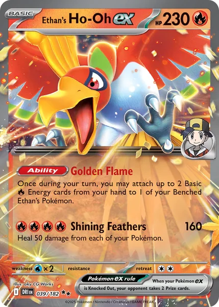 Ethan's Ho-Oh ex card image