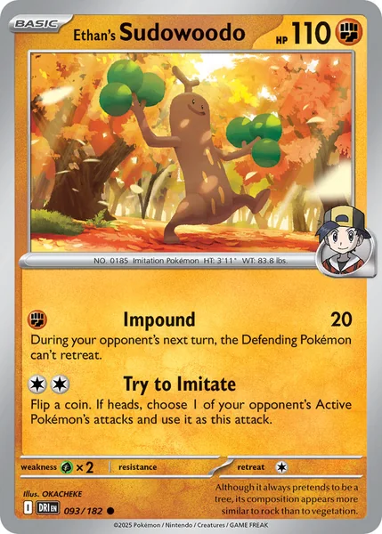 Ethan's Sudowoodo card image